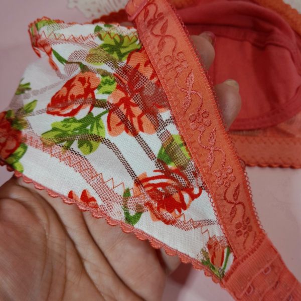 سوتین گیپورکشی رنگی داخل نخی بدون فنر برندشمیم ارسال رایگان