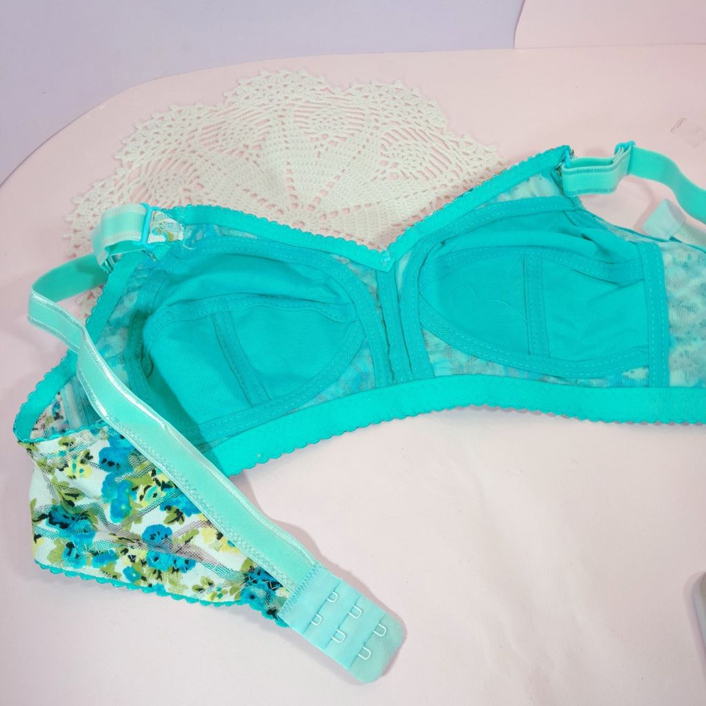 مشخصات سوتین گیپورکشی رنگی داخل نخی بدون فنر برندشمیم