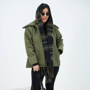 خرید اینترنتی کاپشن یقه پهن یلدایی