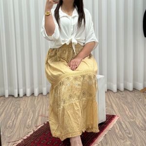 فروش اینترنتی دامن سلن خامه دوزی کیفیت جنس عالی وارداتی