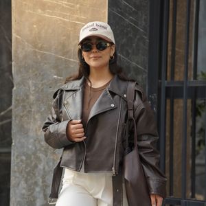 فروش اینترنتی کت چرم زنانه