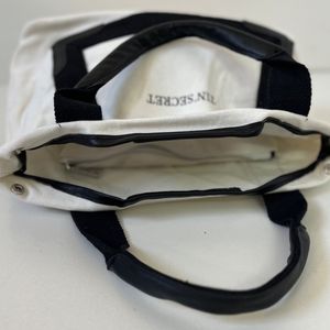 خرید انلاین کیف کتان رنگ سفید/ تتبگ کتان