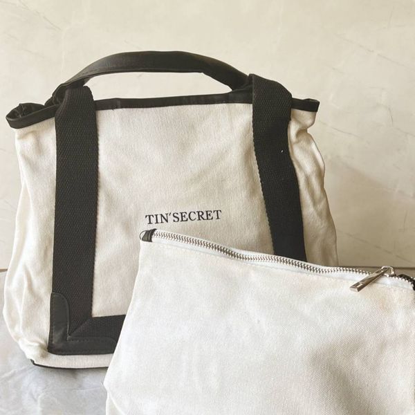 کیف کتان رنگ سفید