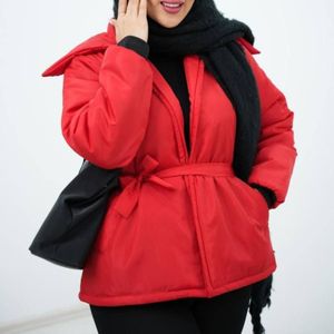 کاپشن یقه پهن