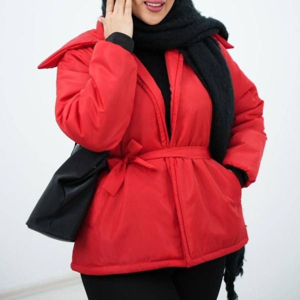 کاپشن یقه پهن