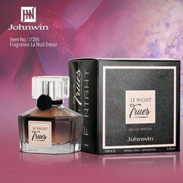 عطر ادکلن زنانه جانوین مدل لی نایت تروز Le NIGHT Trues حجم 100 میلی لیتر