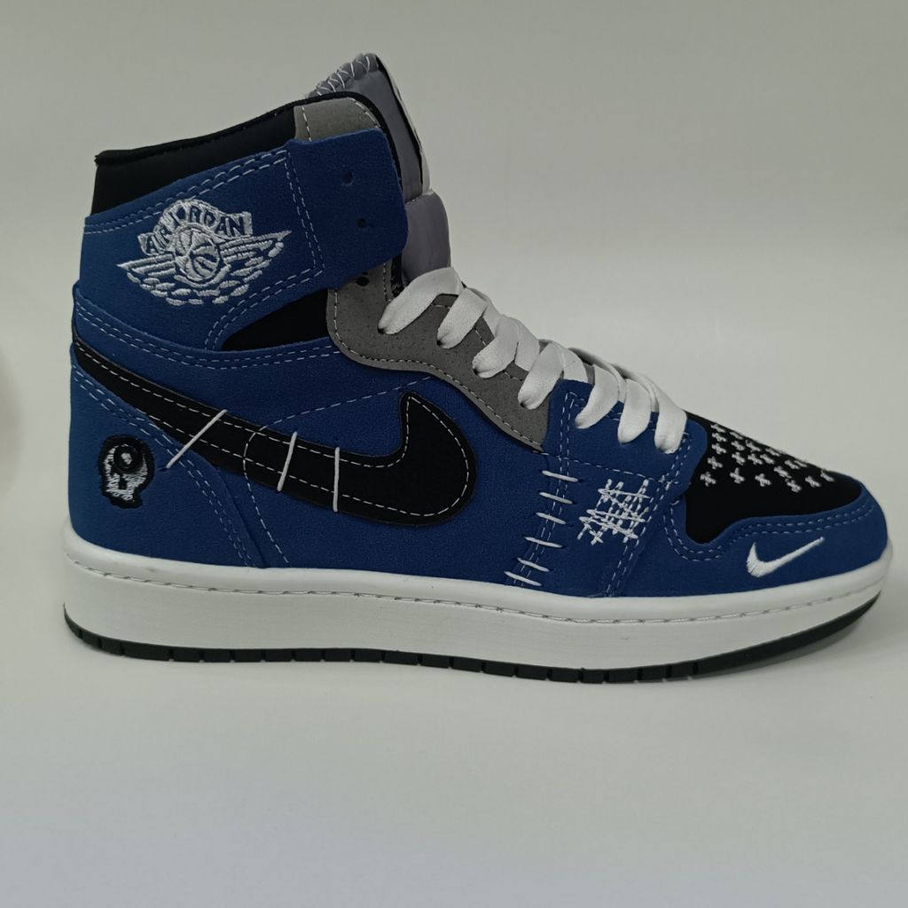 قیمت کتونی مردانه نایک جردن وودو ساقدار آبی کیفیت بالا