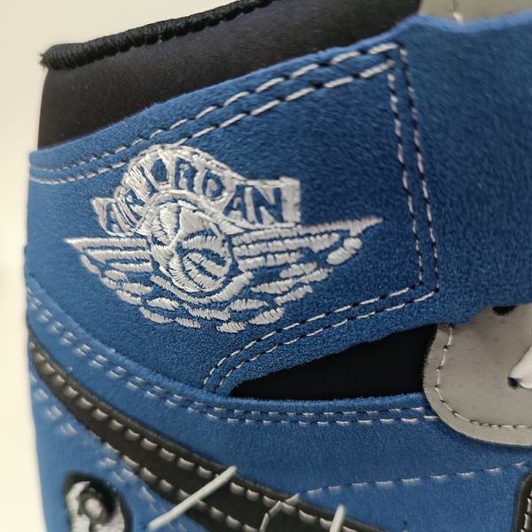 کتونی مردانه نایک جردن وودو ساقدار آبی کیفیت بالا