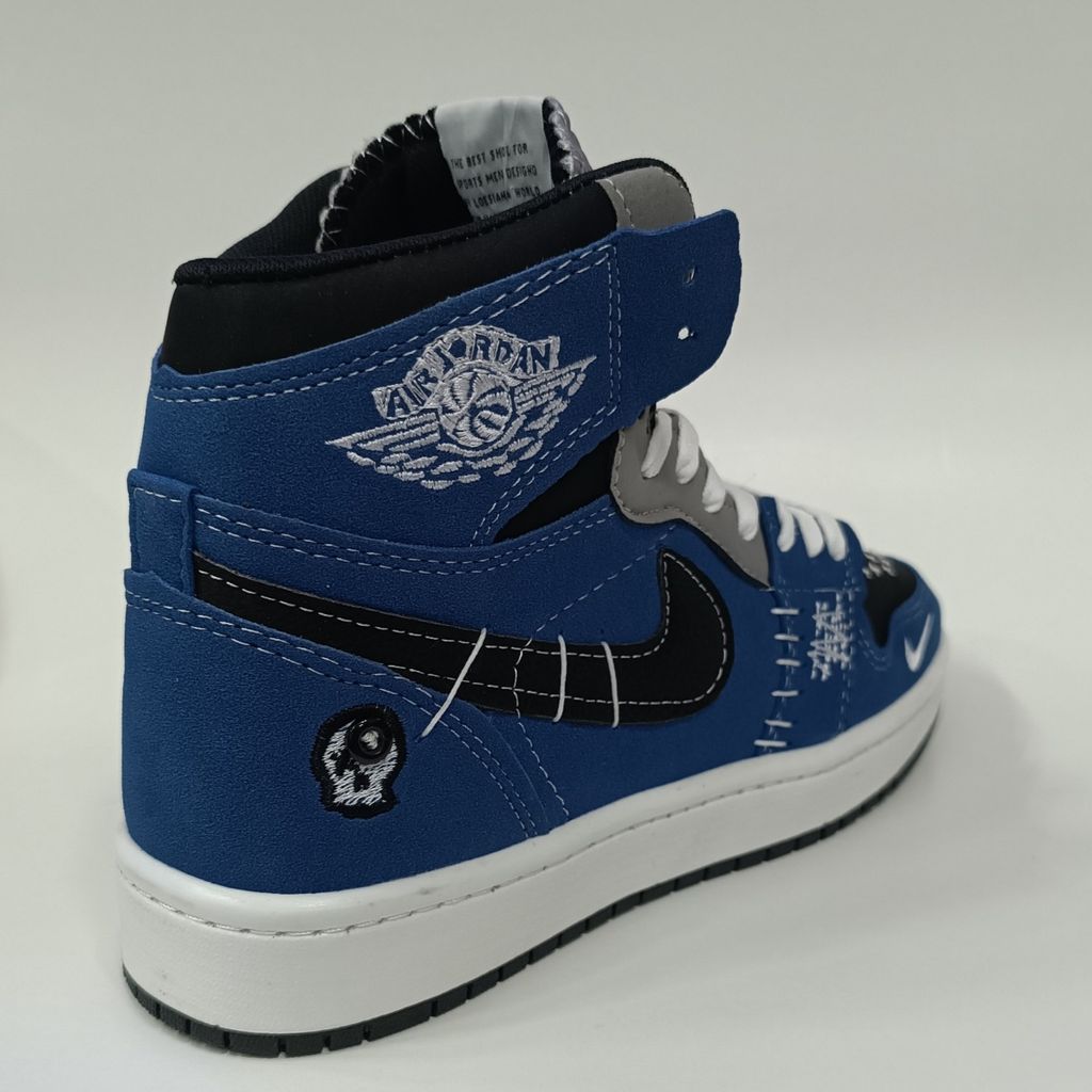 خرید آنلاین کتونی مردانه نایک جردن وودو ساقدار آبی کیفیت بالا