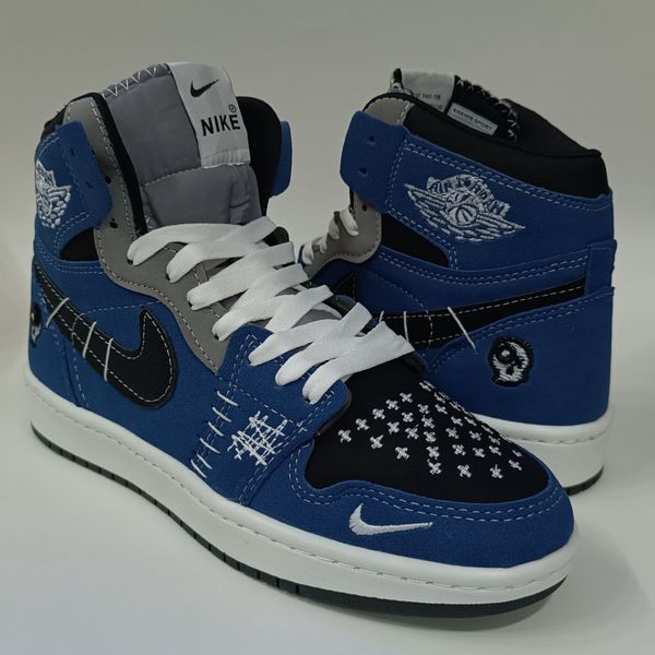 کتونی مردانه نایک جردن وودو ساقدار آبی کیفیت بالا