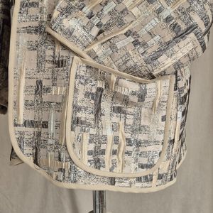 قیمت ارزان کت زنانه پاییزه زمستانی نسکافه‌ای موکایی ژاکارد