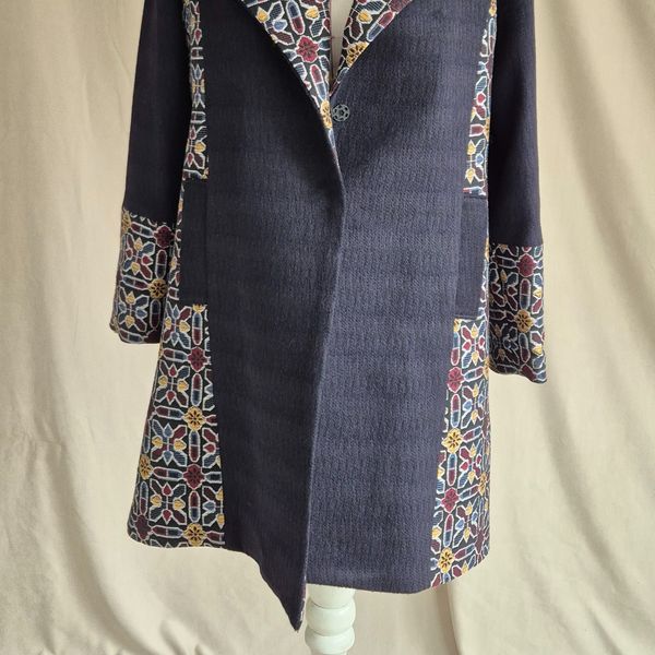 پالتو زنانه سرمه ای