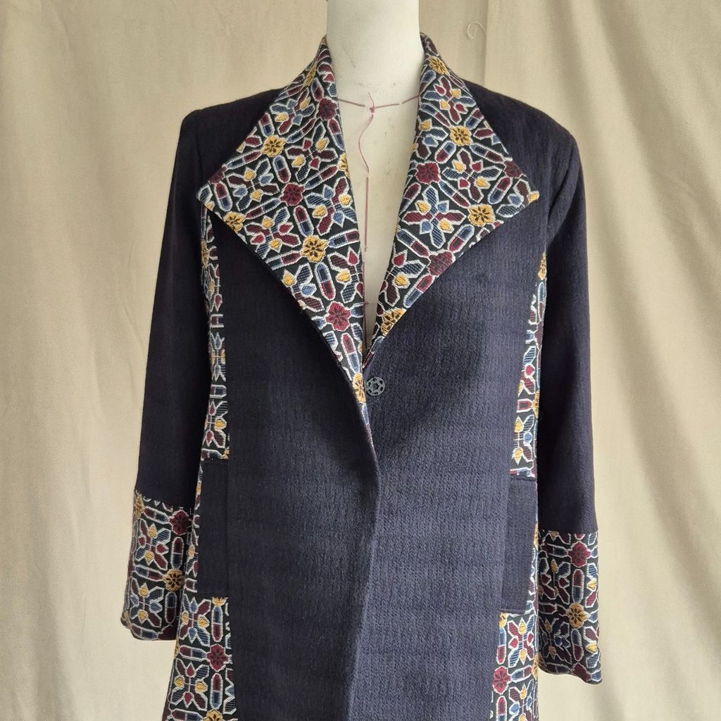 قیمت پالتو زنانه سرمه ای