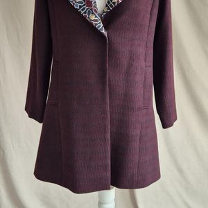 خرید آنلاین پالتو زنانه زرشکی