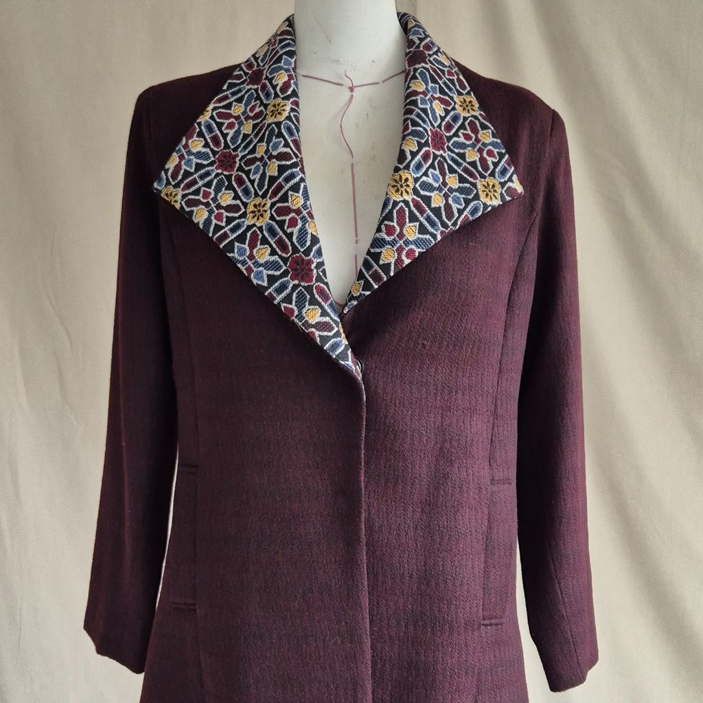 فروش اینترنتی پالتو زنانه زرشکی