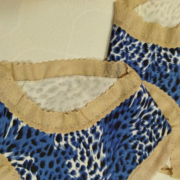 شورت نخ پنبه ای پلنگی زنانه pl473