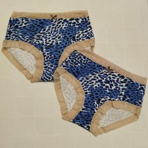 شورت نخ پنبه ای پلنگی زنانه pl473