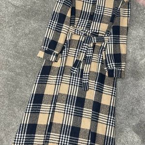 خرید اینترنتی کفتان بلند چهارخونه