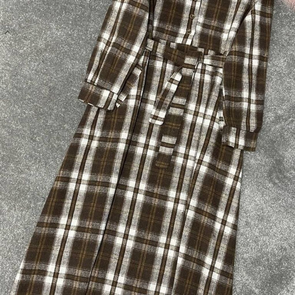 فروش اینترنتی کفتان بلند چهارخونه