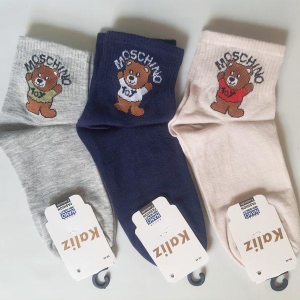 جوراب ساقدار زنانه و دخترانه طرح خرسی