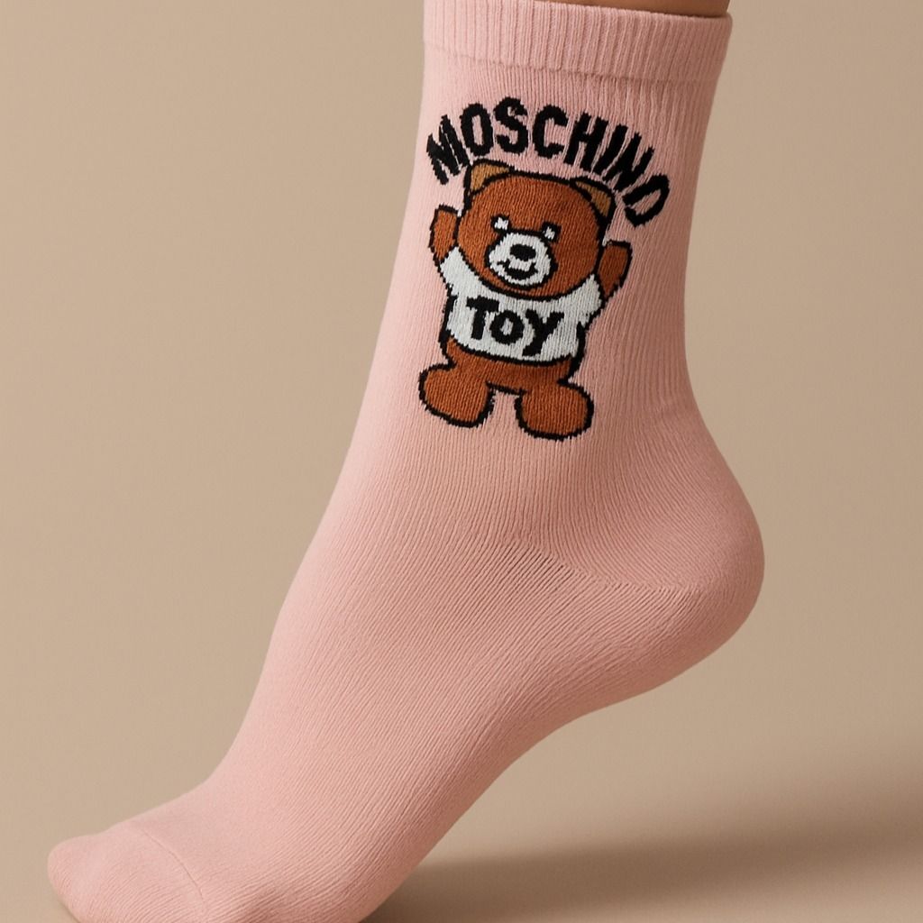 مشخصات جوراب ساقدار زنانه و دخترانه طرح خرسی