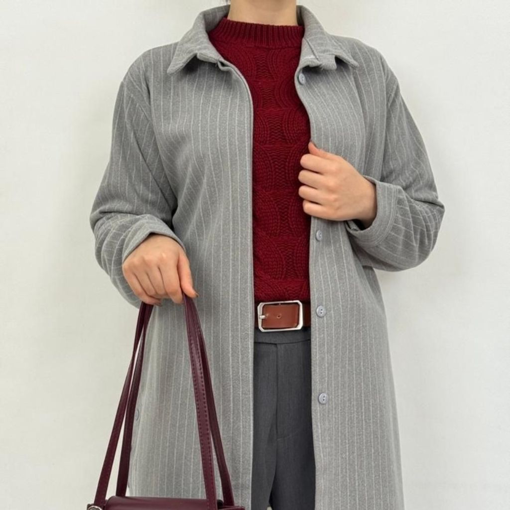 قیمت ارزان مانتو بلند زنانه فوتر دیپلمات