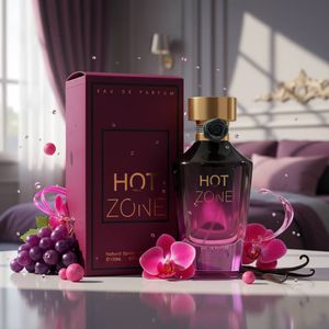 عطر اصل امارات پرفروش زنانه هات زون فراگرنس ورد - گرم و شیرین - 100 میل