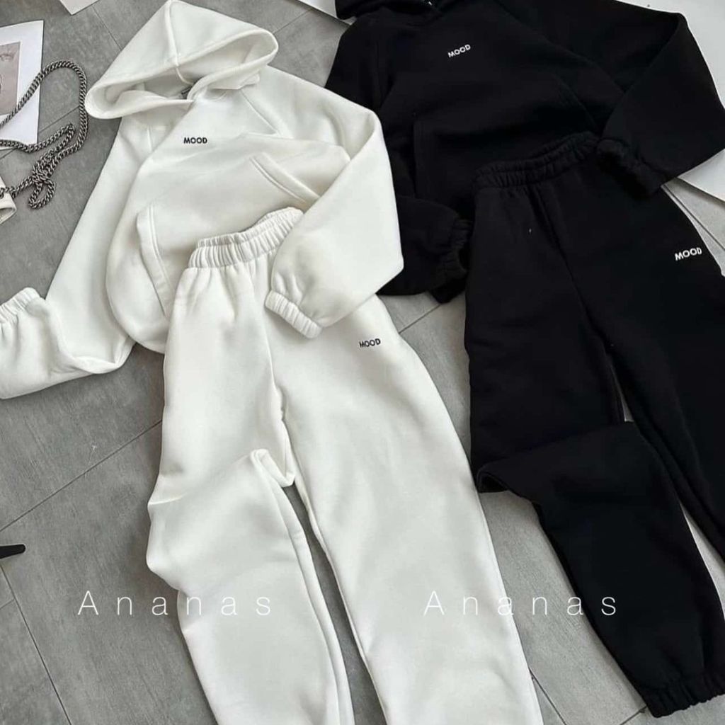 قیمت ارزان ست هودی شلوار موود آنا