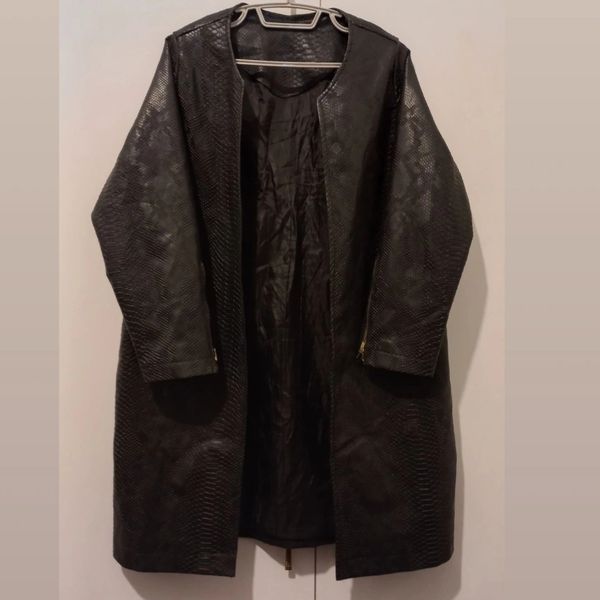 پالتو چرم پوست ماری