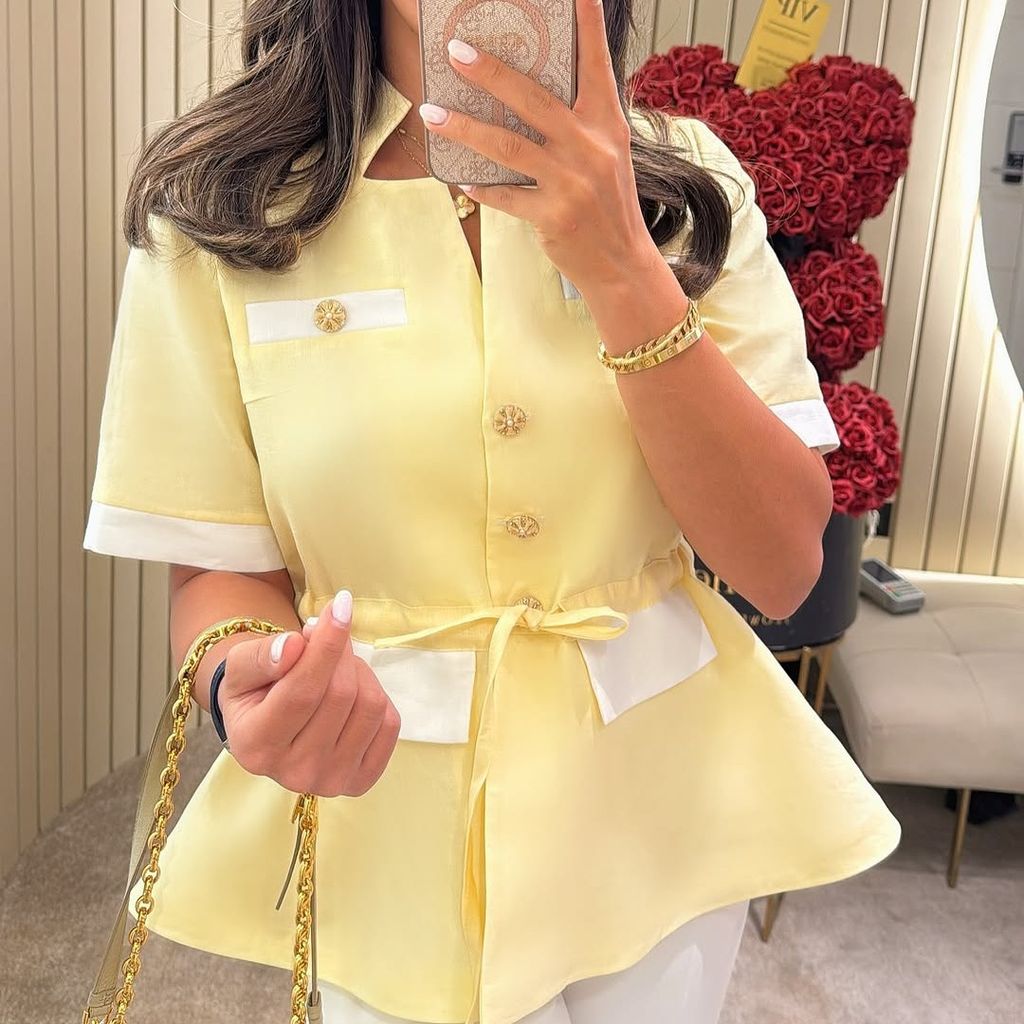 قیمت شومیز مانتوی  لینن مدل آیلار