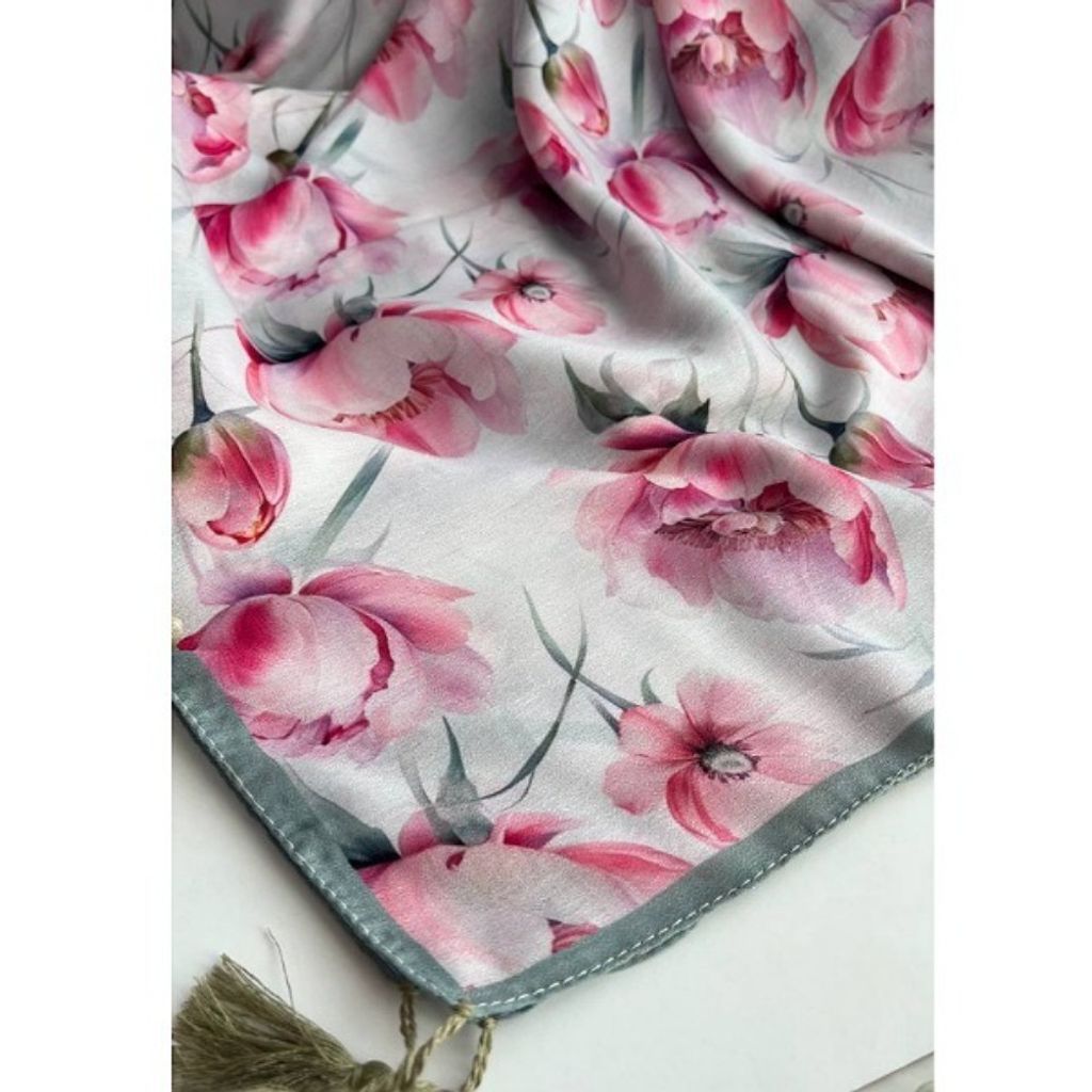 فروش اینترنتی روسری نخی قواره 140 نخ گلوریا و شال نخی قواره 188×68 نخ سیااسکارف