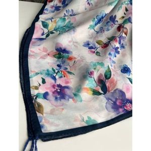 خرید اینترنتی روسری نخی قواره 140 نخ گلوریا و شال نخی قواره 188×68 نخ سیااسکارف