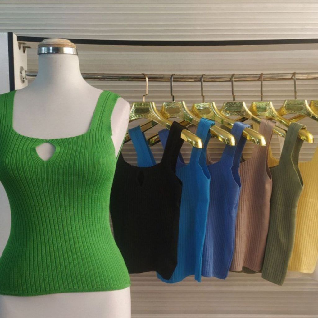 خرید اینترنتی تاپ بافتنی بندی