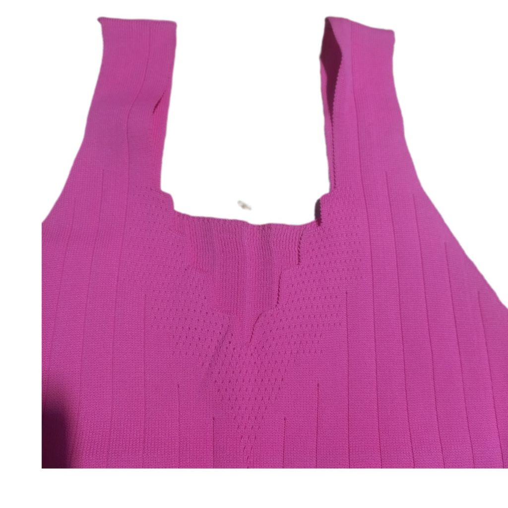 خرید آنلاین تاپ بافت طرح دار یقه پله ای