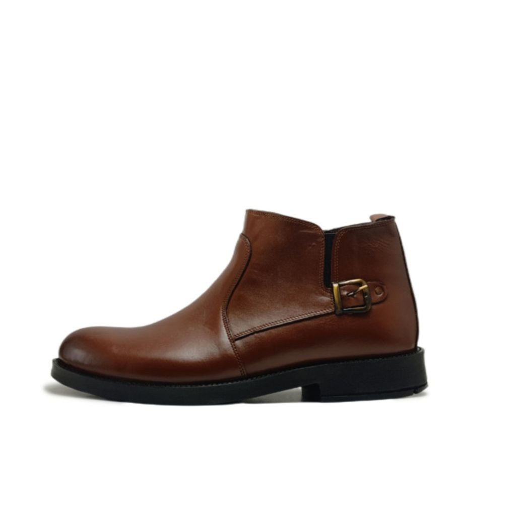 قیمت نیم بوت مردانه مدل  چرم طبیعی کد si200