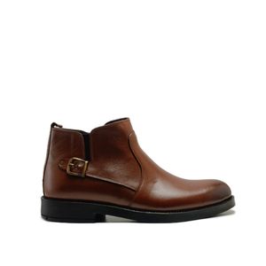 فروش اینترنتی نیم بوت مردانه مدل  چرم طبیعی کد si200