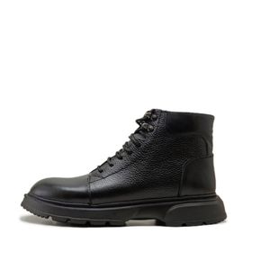 قیمت نیم بوت مردانه مدل بندی بغل زیپدار چرم طبیعی کد si199