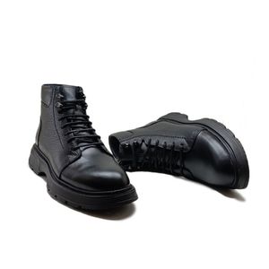 قیمت نیم بوت مردانه مدل بندی بغل زیپدار چرم طبیعی کد si199