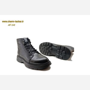 قیمت ارزان نیم بوت لوفر مردانه بغل زیپدار چرم طبیعی si199
