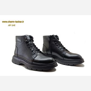 خرید آنلاین نیم بوت لوفر مردانه بغل زیپدار چرم طبیعی si199