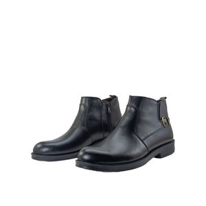 خرید اینترنتی نیم بوت مردانه مدل چرم طبیعی کد si158