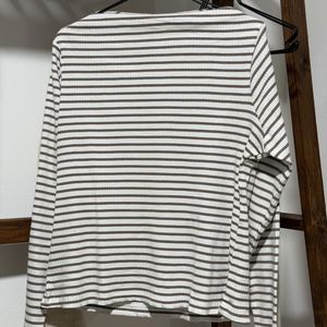 بلوز کبریتی یقه قایقی زنانه