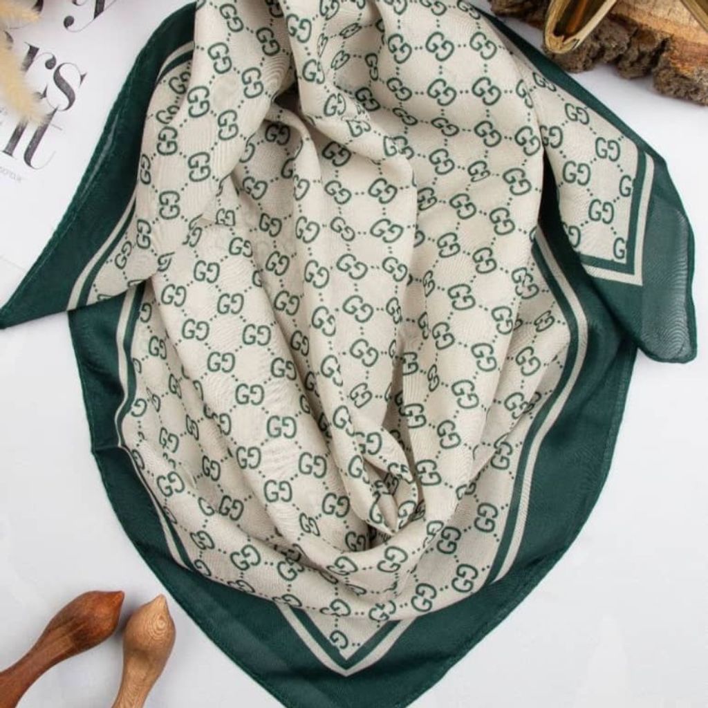 خرید اینترنتی مینی اسکارف نخی گوچی قواره 75