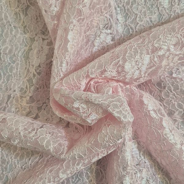 قواره پارچه تور دانتل قیطون دوزی صورتی