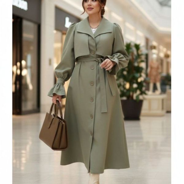 مانتو زنانه کتان مدل ویکتوریا