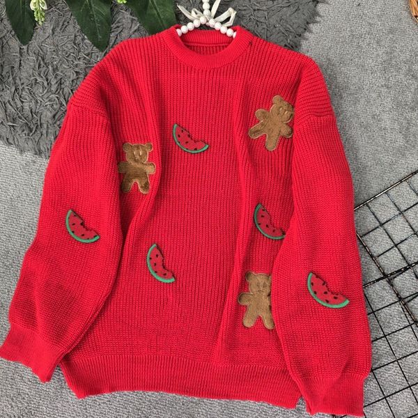 بلوز خرسی طرح هندونه ای