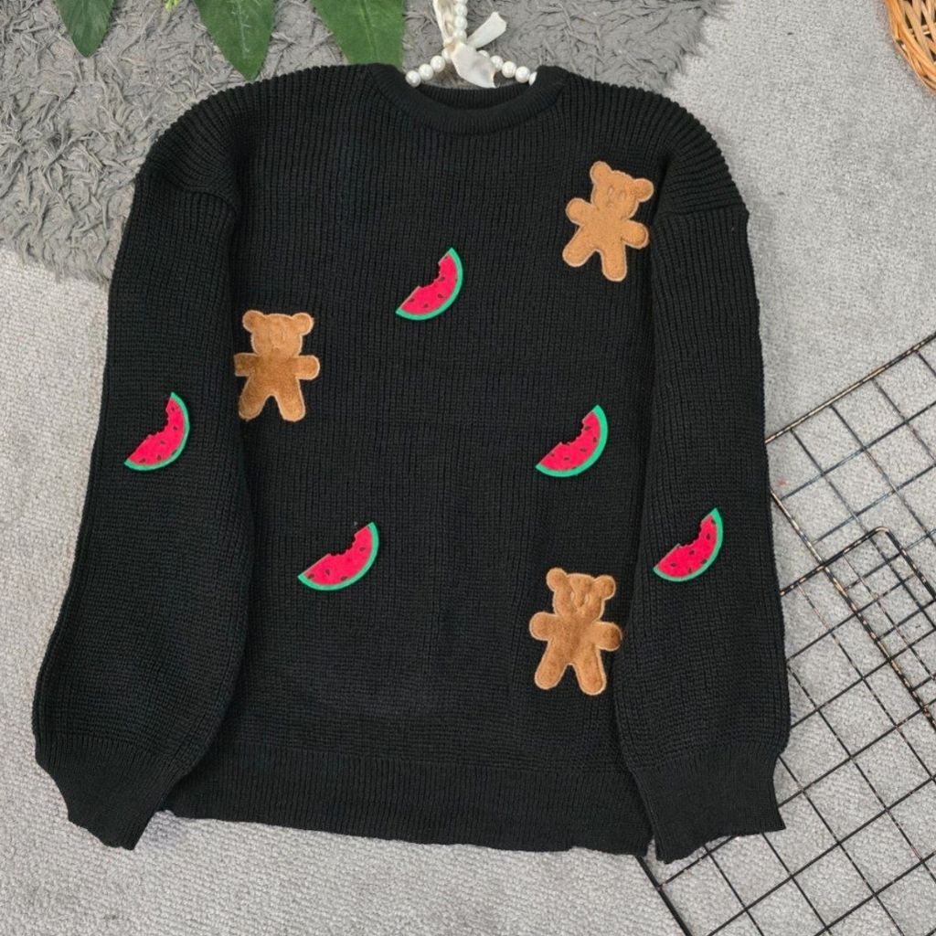 فروش اینترنتی بلوز خرسی طرح هندونه ای