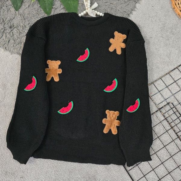 بلوز خرسی طرح هندونه ای