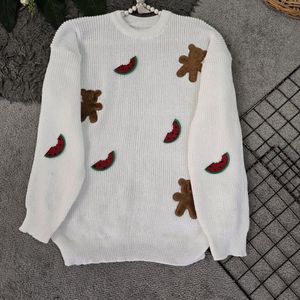 قیمت ارزان بلوز خرسی طرح هندونه ای