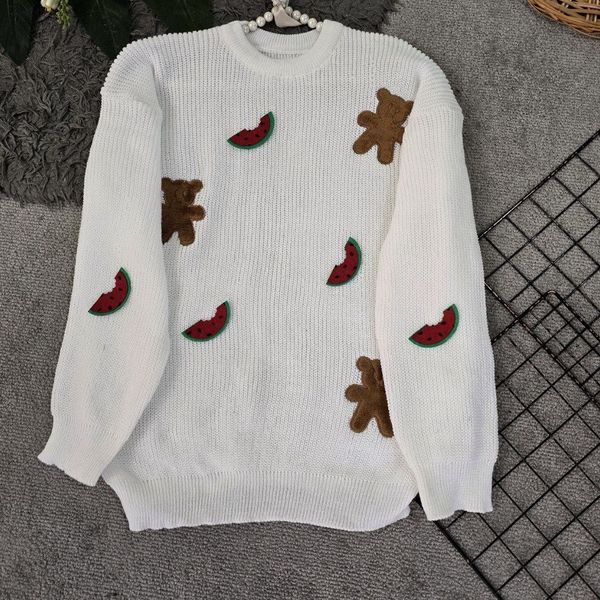 بلوز خرسی طرح هندونه ای